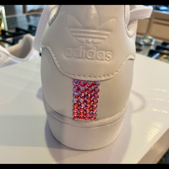 Adidas Superstars Custom w/Swarovski Crystals - Picture 13 of 16